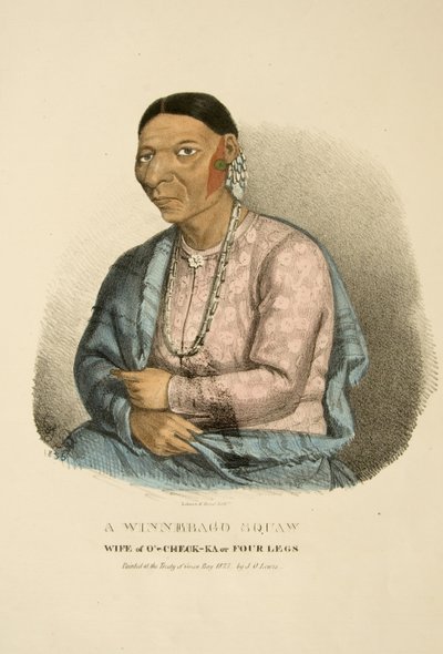 Una Squaw Winnebago da James Otto Lewis